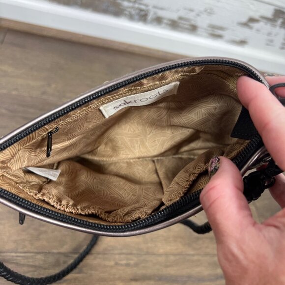 SAKROOTS ARTIST CIRLE Campus Mini Bag in Jet Brave Beautiful NWOT - Picture 3 of 6